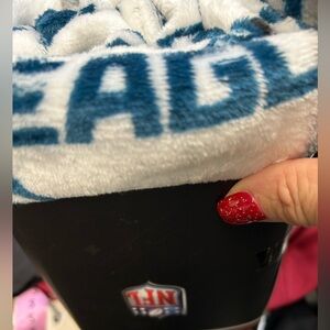 NFL Logo eagles 50 x 60 Blanket with green/white Accents